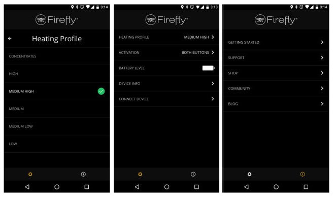 Firefly 2 App Screen