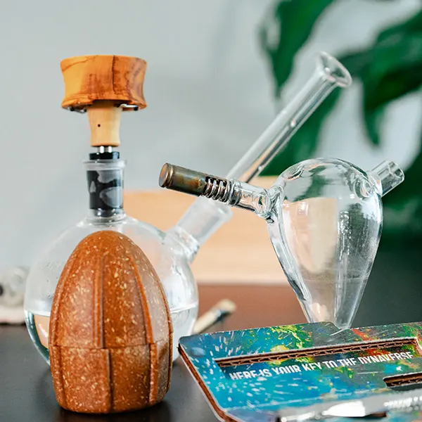 Dynavap m 2021 bubbler and Vapman with fat mouthpiece and bubbler