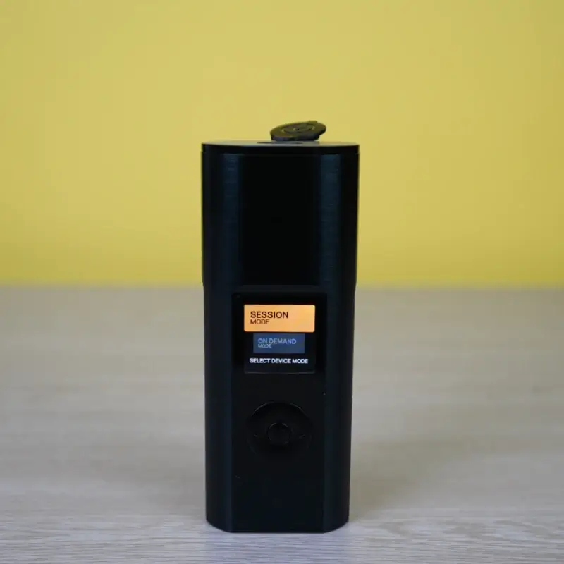 Arizer Solo 3 Vaporizer Different Mode Selection Options On The Screen Display
